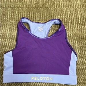 Peloton Performance Sports Bra Purple Blue